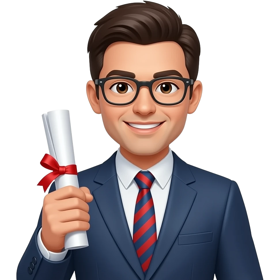 licenciatura hombre emoji