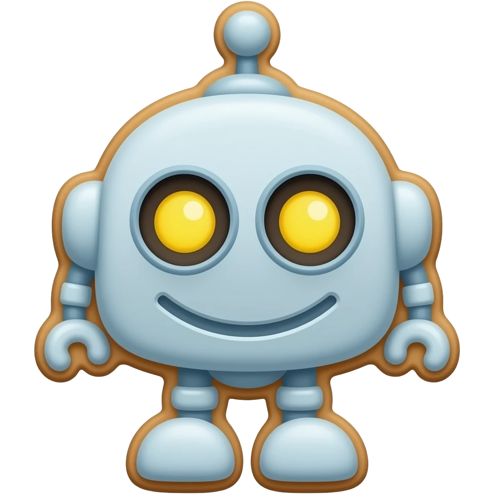 robot cookie emoji