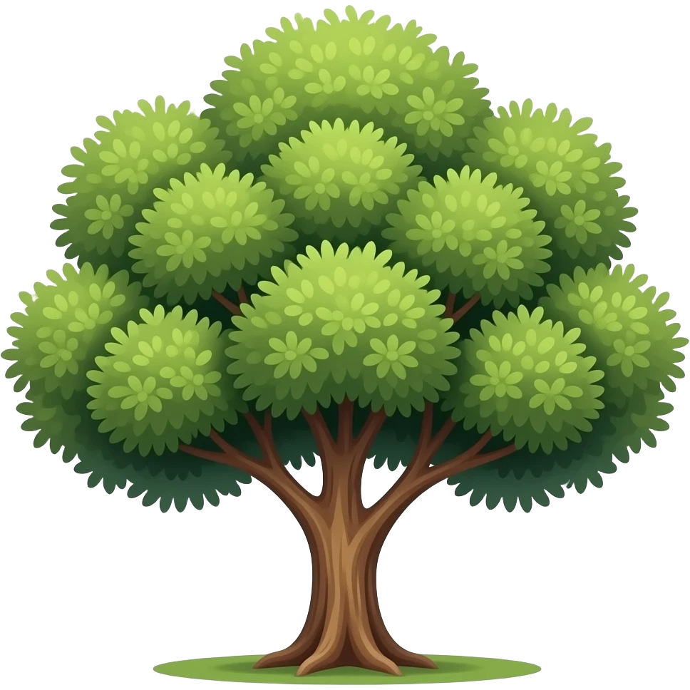 Acacia tree emoji