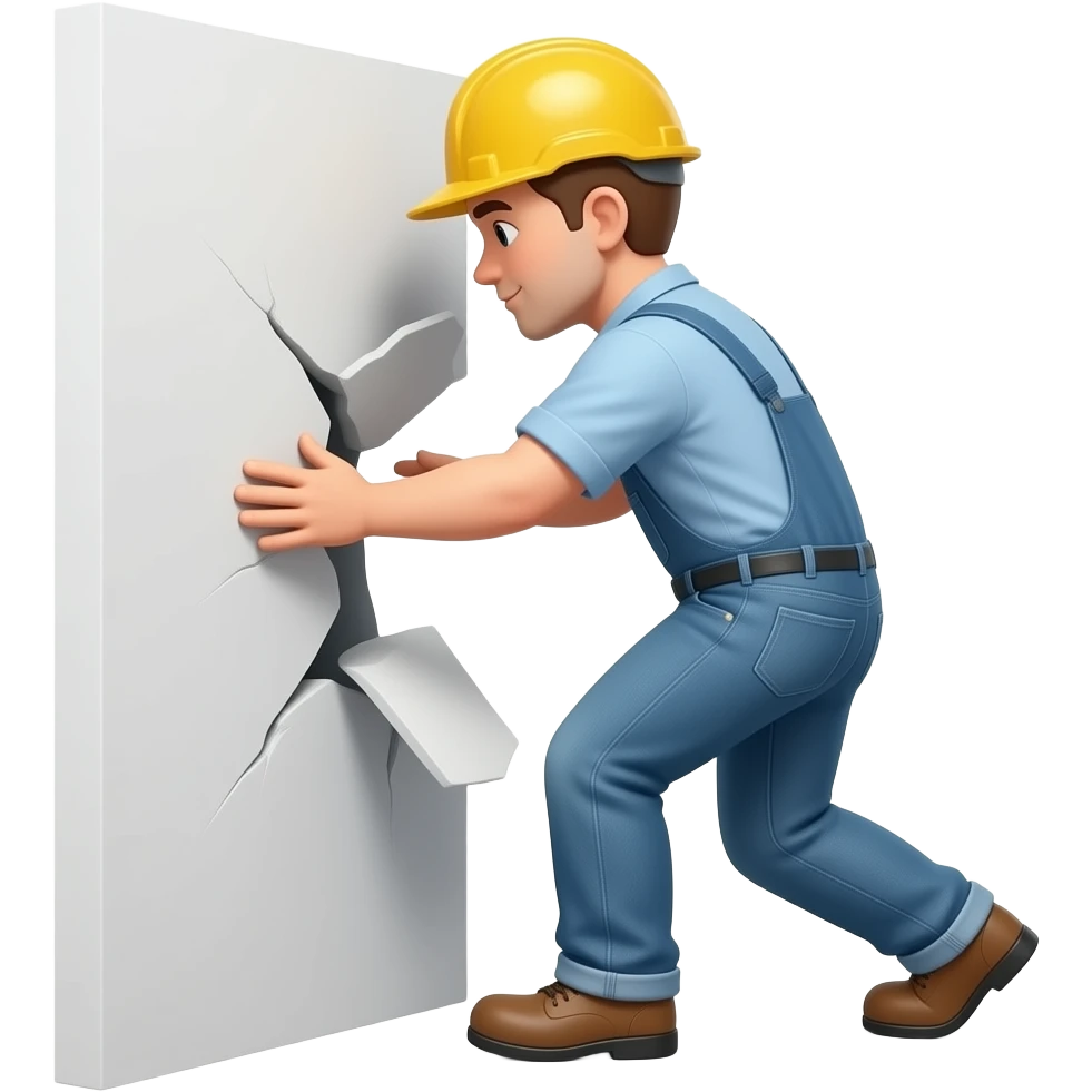 removing walls emoji