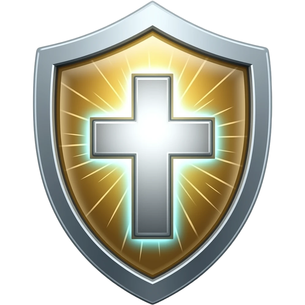 Energy shield with cross emoji