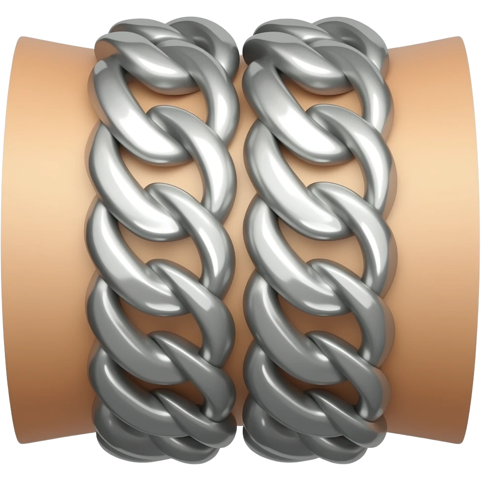 bütün kolda kalın bilezik emoji