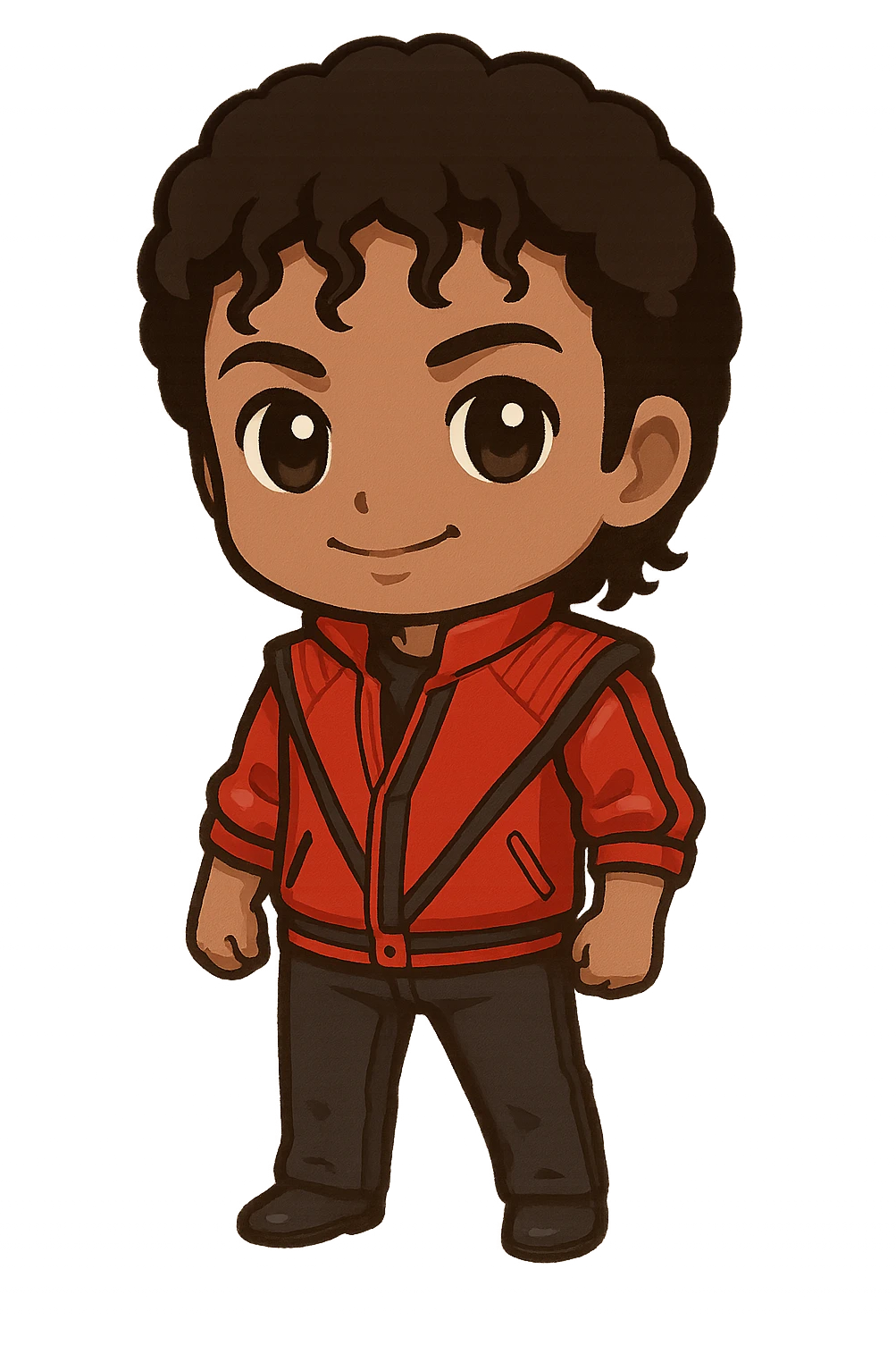 Michael Jackson with his Thriller jacket emoji