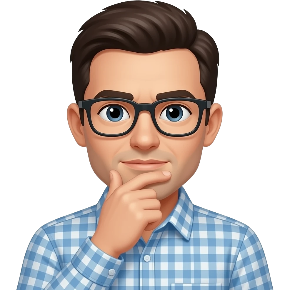 Thinking deeply emoji