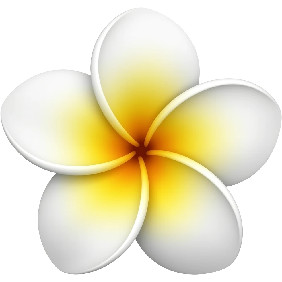 I just need a plumeria flower emoji