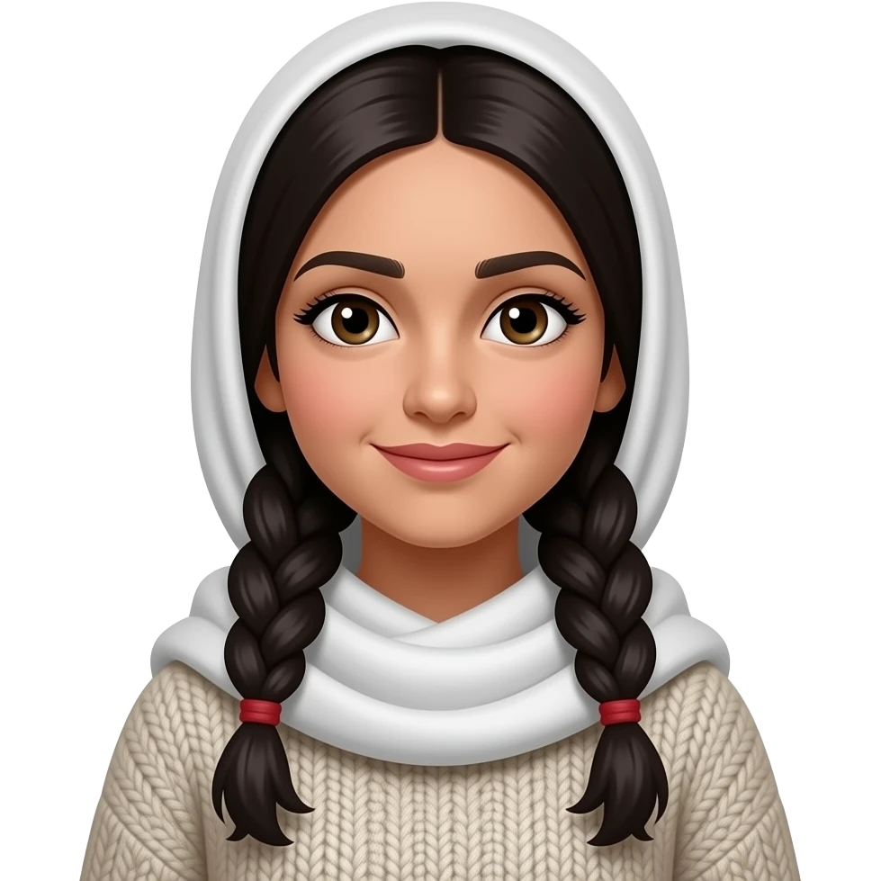 A girl that is middle eastern emoji