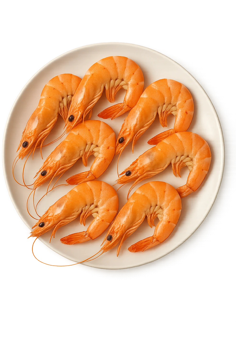 Gamberetti su un piatto emoji