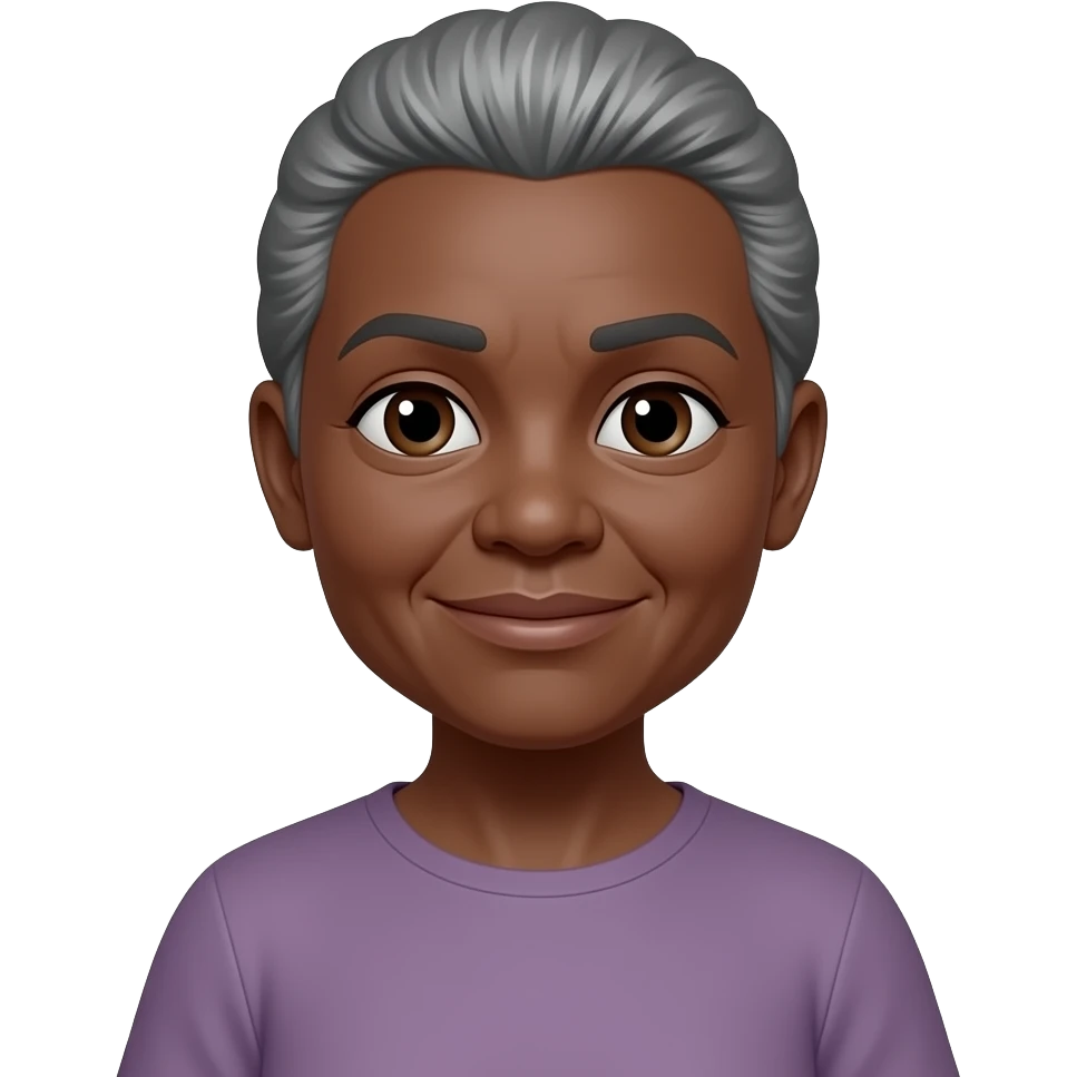 69 year old black female emoji
