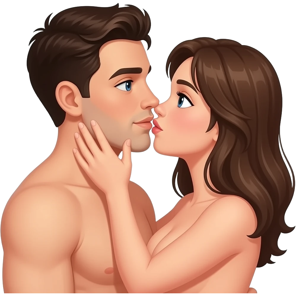 This guy having sex with her both naked emoji