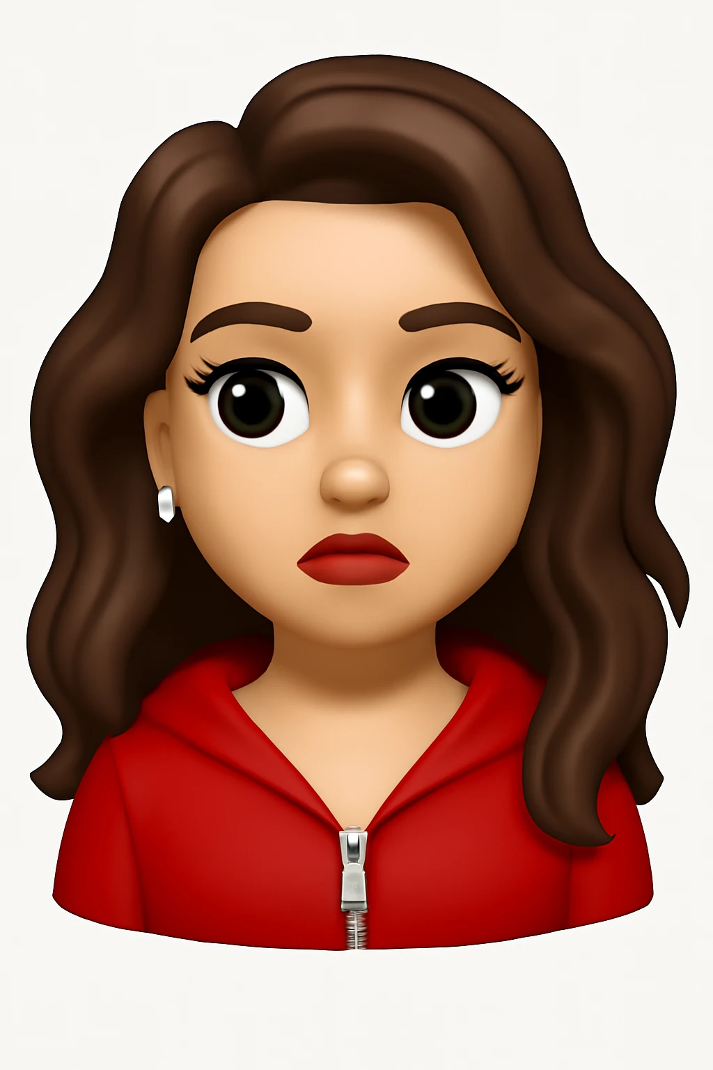 A 3D Apple-style emoji version of the uploaded image, preserving its colors, shapes, textures, and overall design, simplified into emoji form while keeping key details recognizable. Smooth glossy finish, soft shadows, high-quality render, minimal background emoji