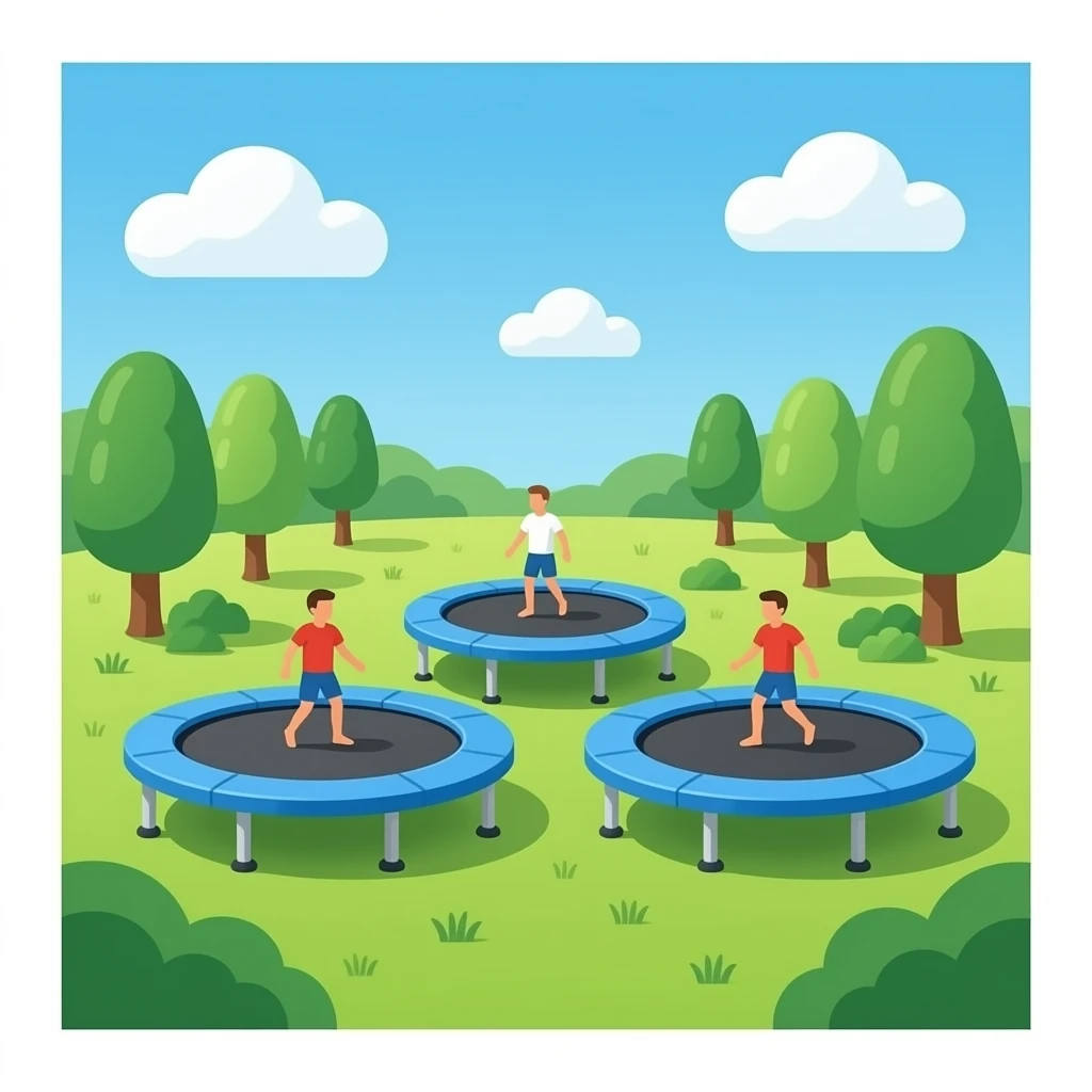 Trampoline park emoji