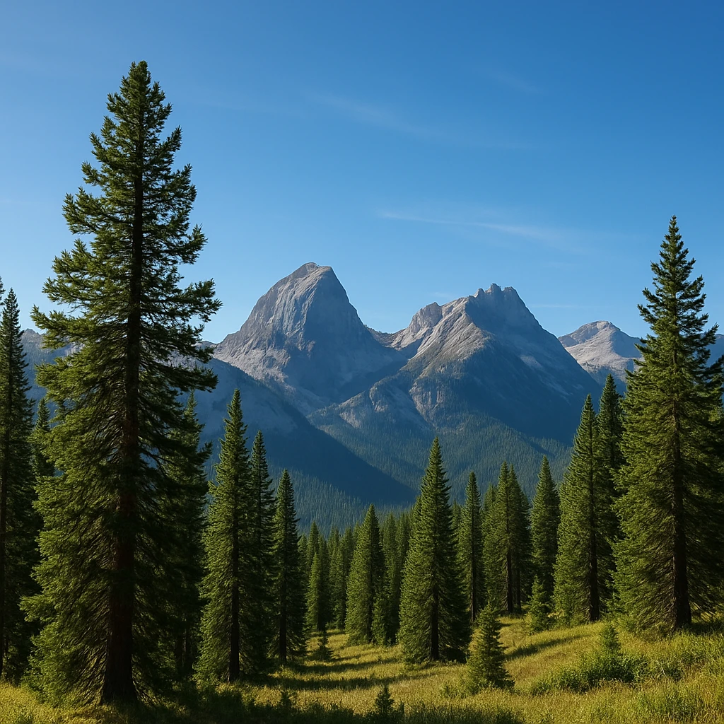 nature theme: mountain landscape with trees emoji
