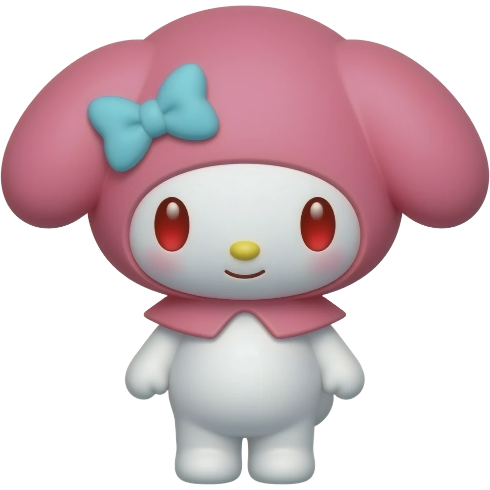 My melody sanrio pokemon shiny red light full body emoji