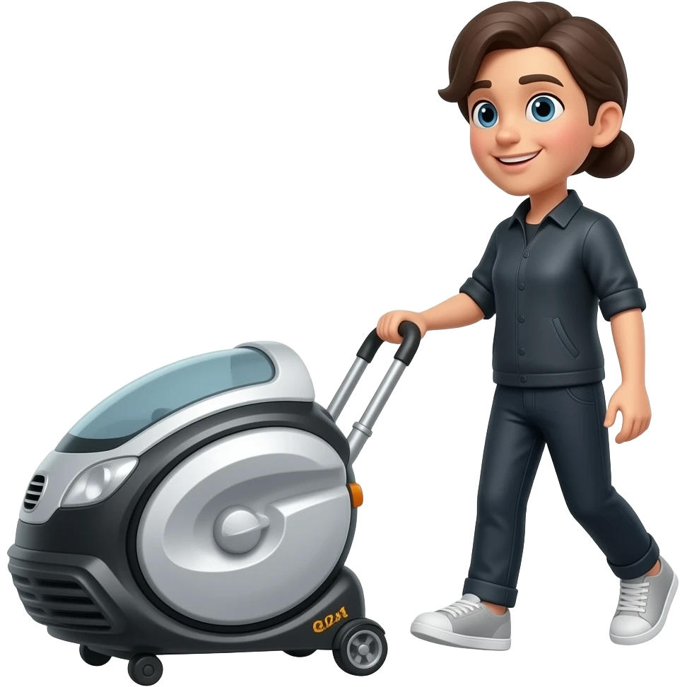 Ridstar q20 emoji somebody is wheeling an is all black emoji