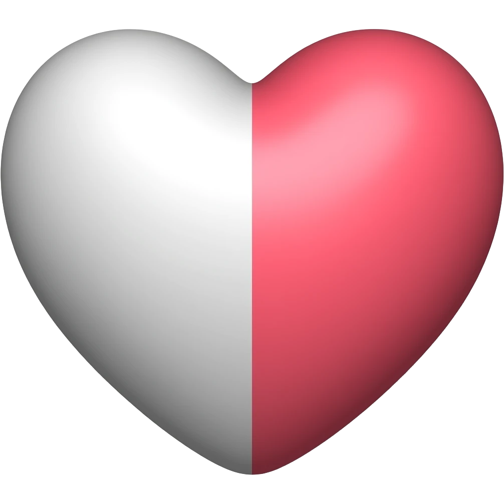 Corazo de dos colores emoji