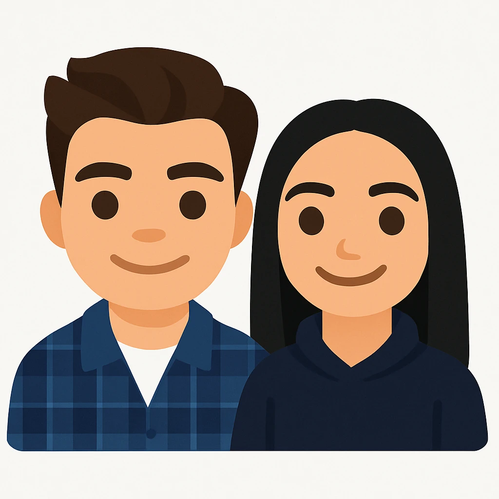 This is my boyfriend and I, make us into an emoji  emoji