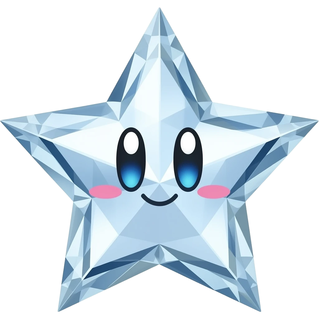 crystal star kirby square emoji