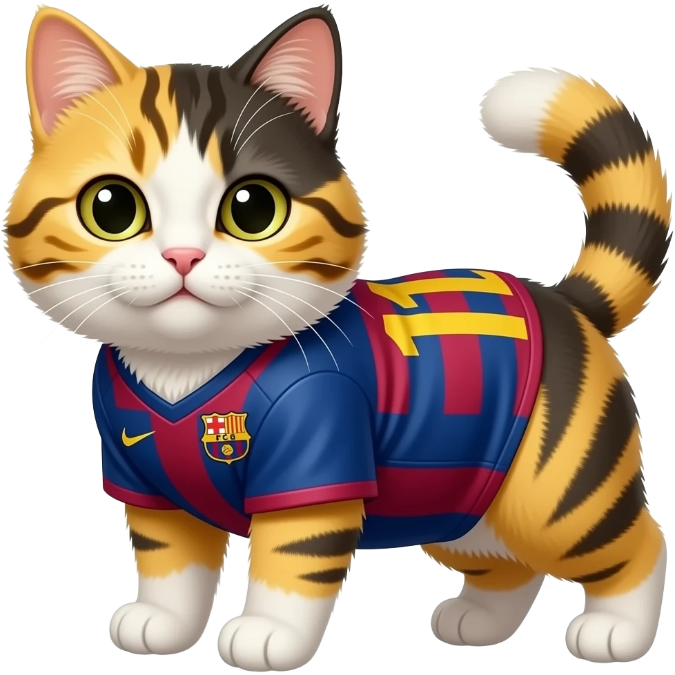 Aj napravi civeka  sa dresom barcelone da ima onako fluffu  zuto crnu kosu i da je lamine yamal emoji