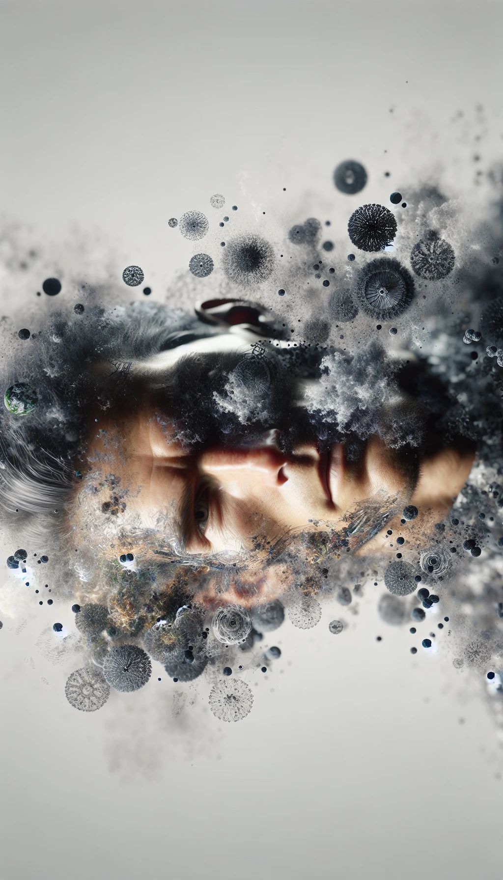 un uomo forte e in salute che esprime potere grazie al suo testosterone, con sfondo chiaro neutro, iperrealistico 4k emoji