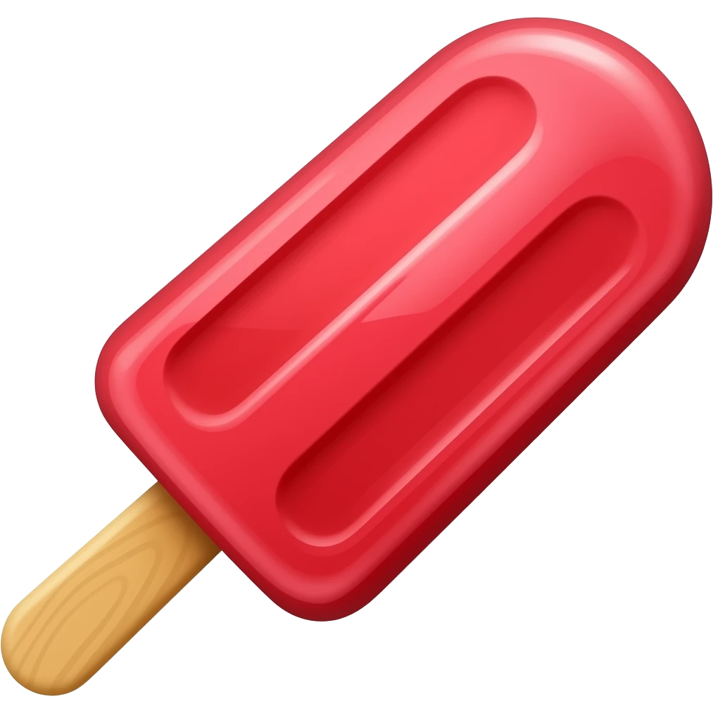 Popsicle red emoji emoji