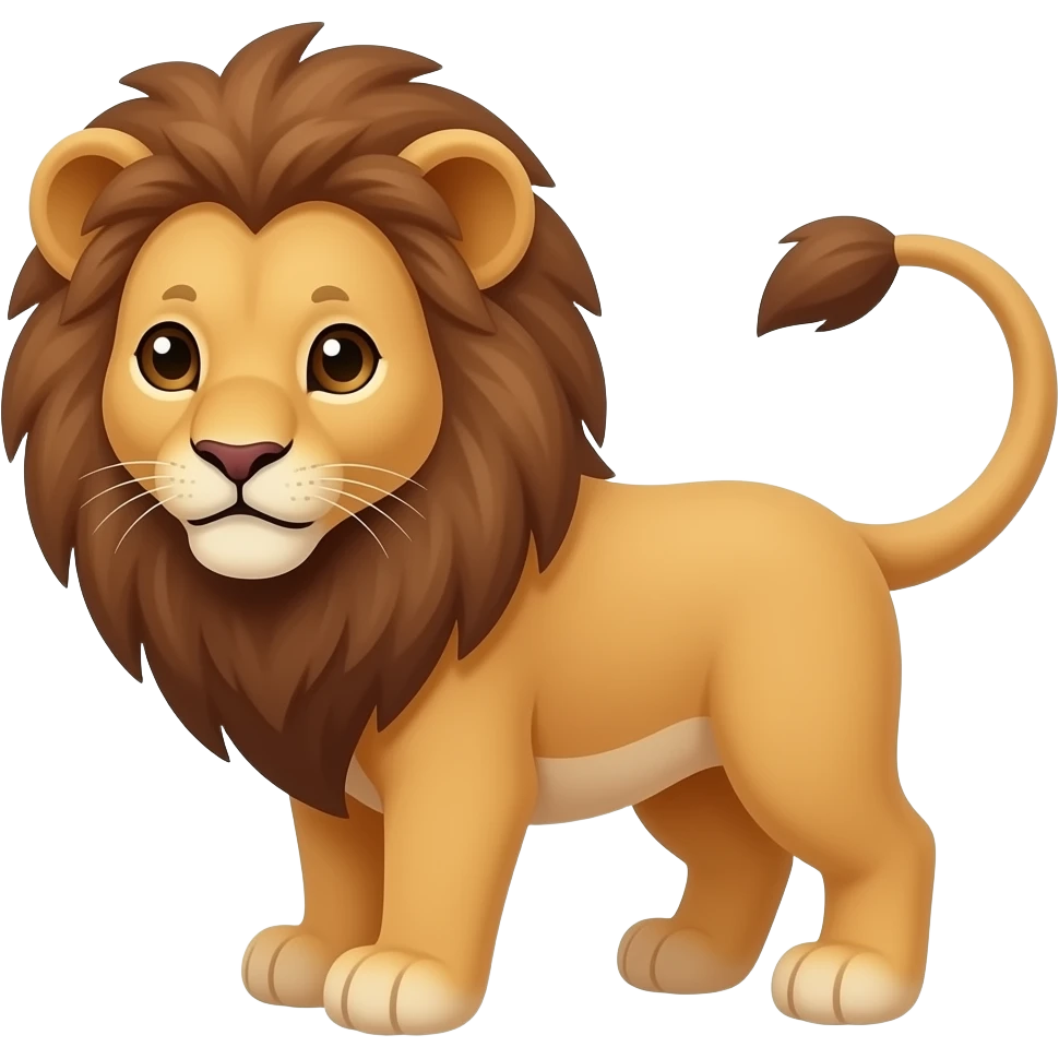 Baby lion emoji
