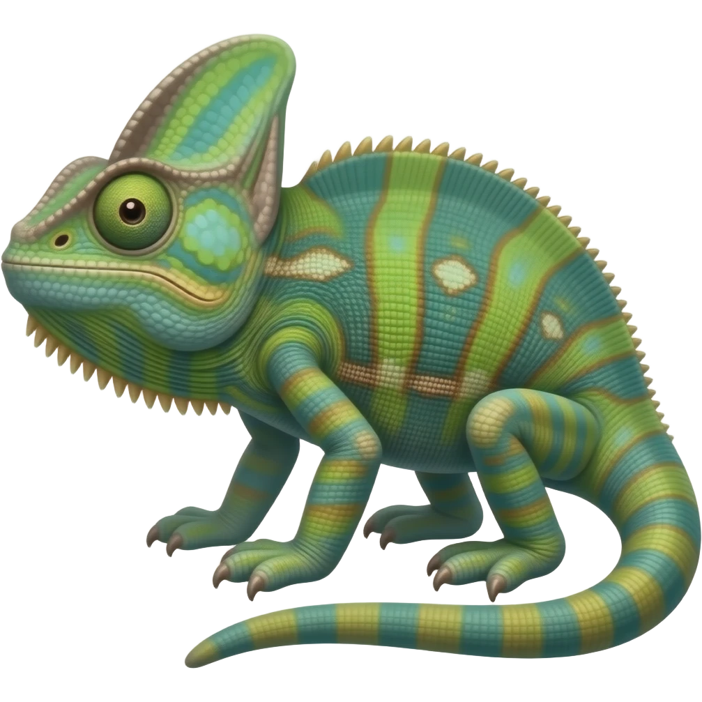 My bearded dragon link cross bred with a chameleon emoji