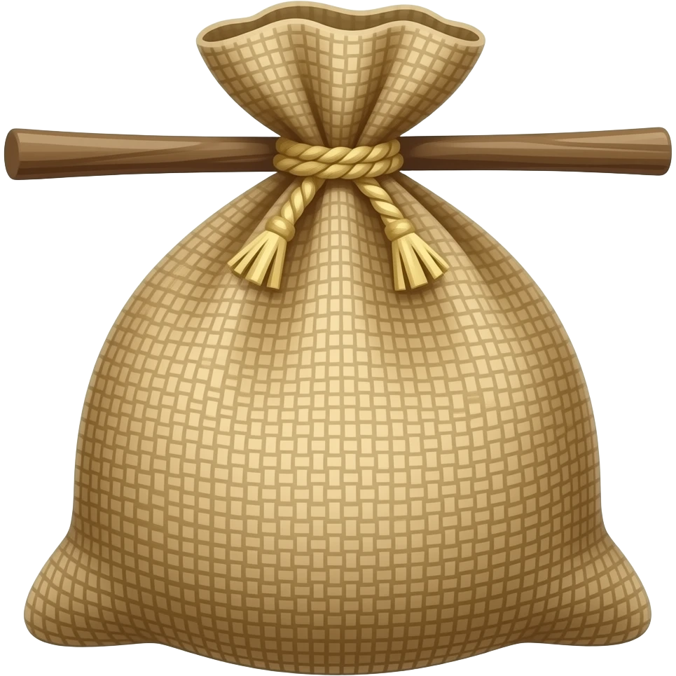 Bindle on a stick emoji