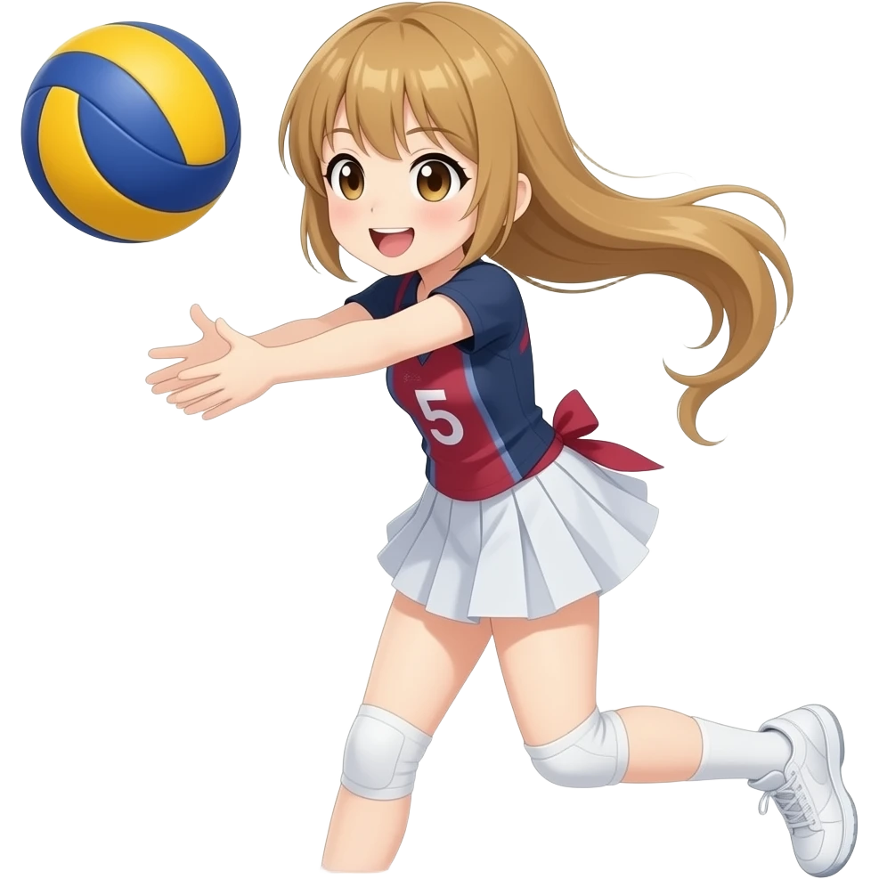 Mikasa v200w volleball emoji