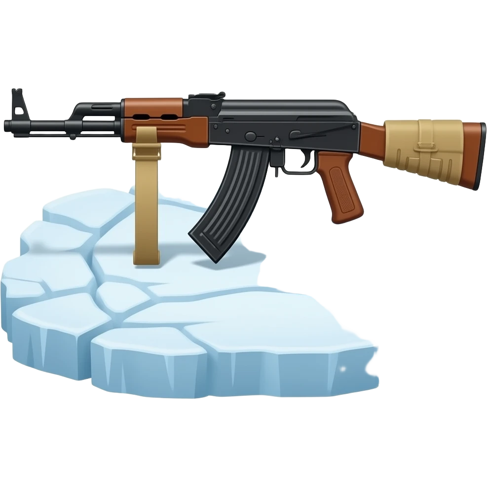M416 gun glacier emoji