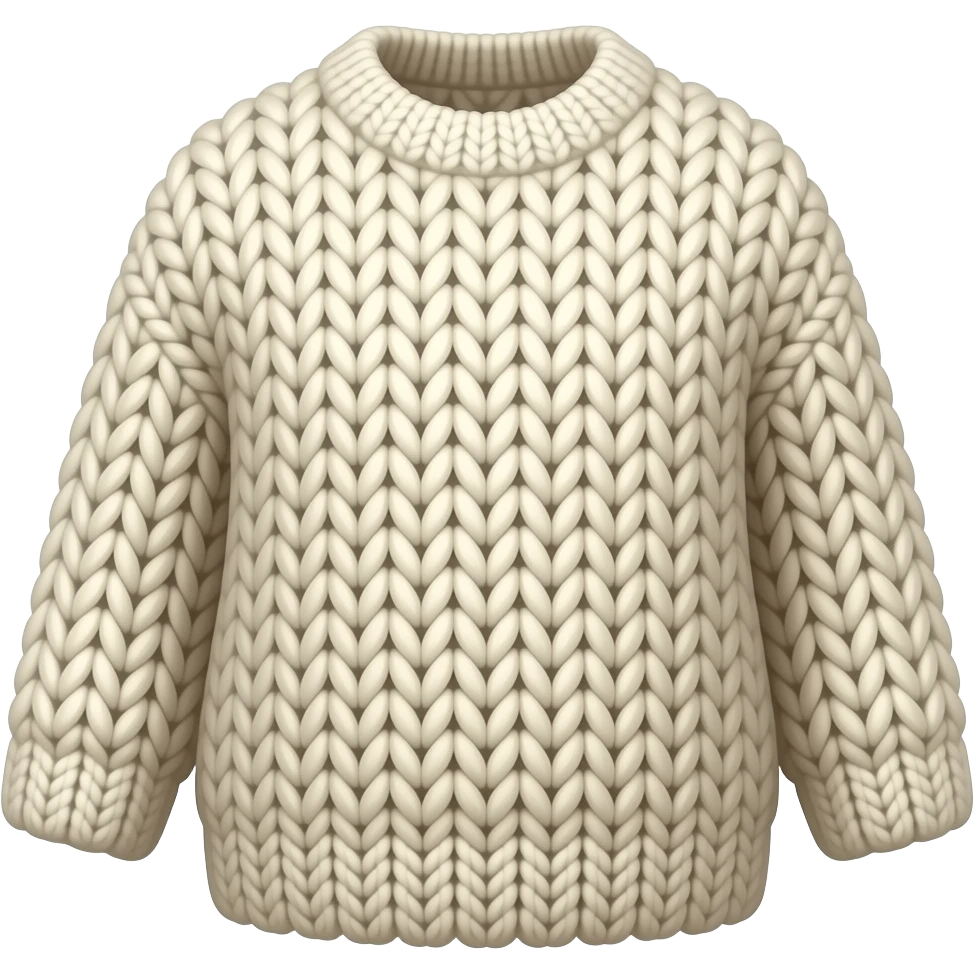 Chunky yarn blanket knitting emoji