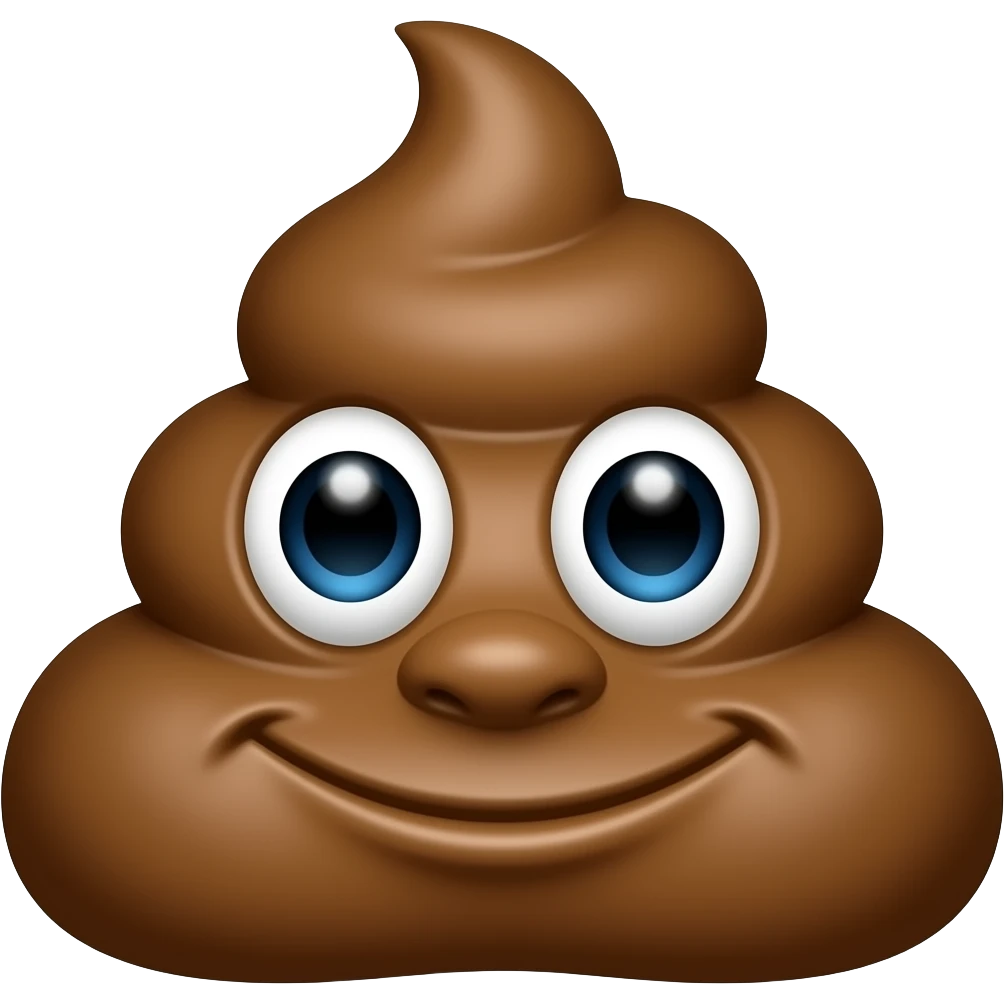 the words "poo crew" emoji