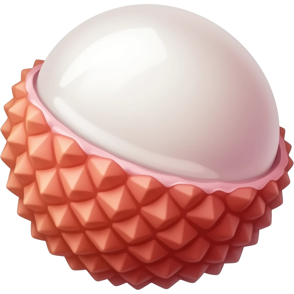 Lychee emoji