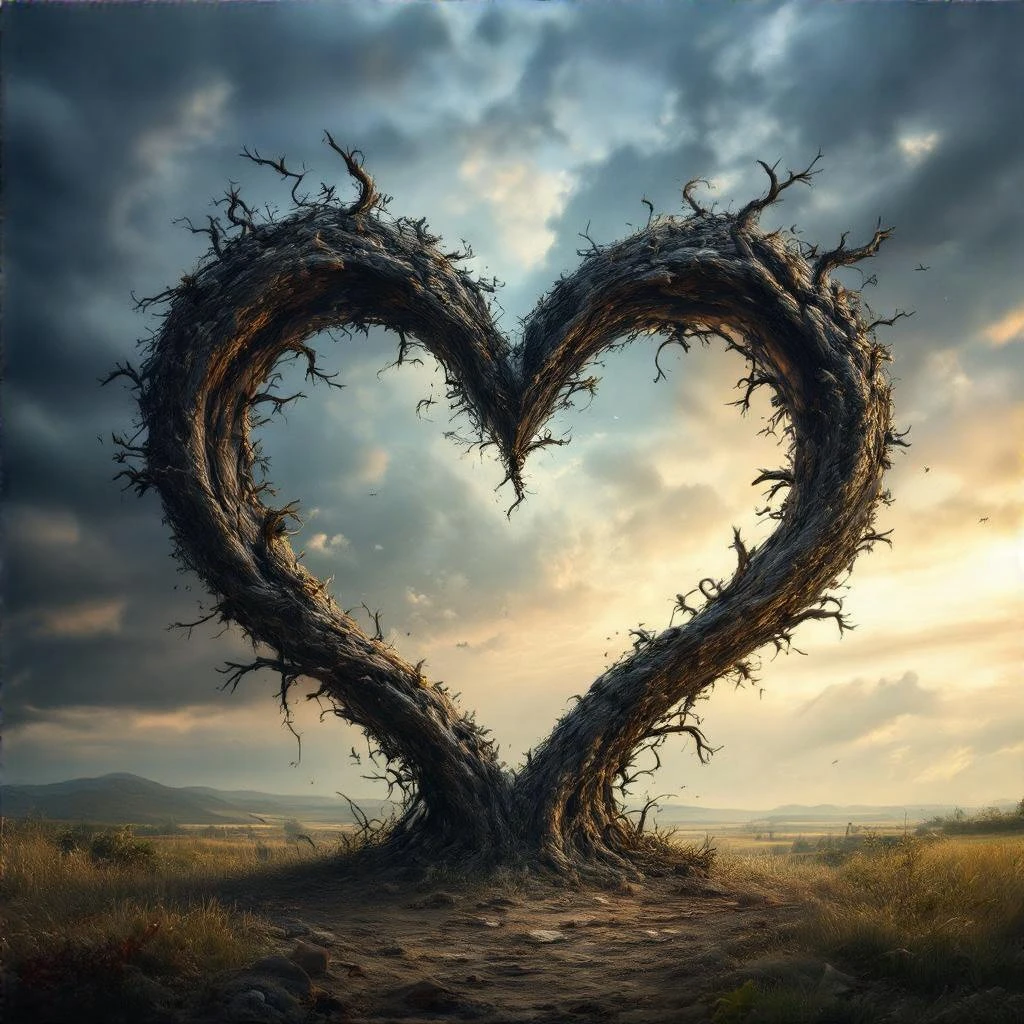 dramatic heart, no background emoji