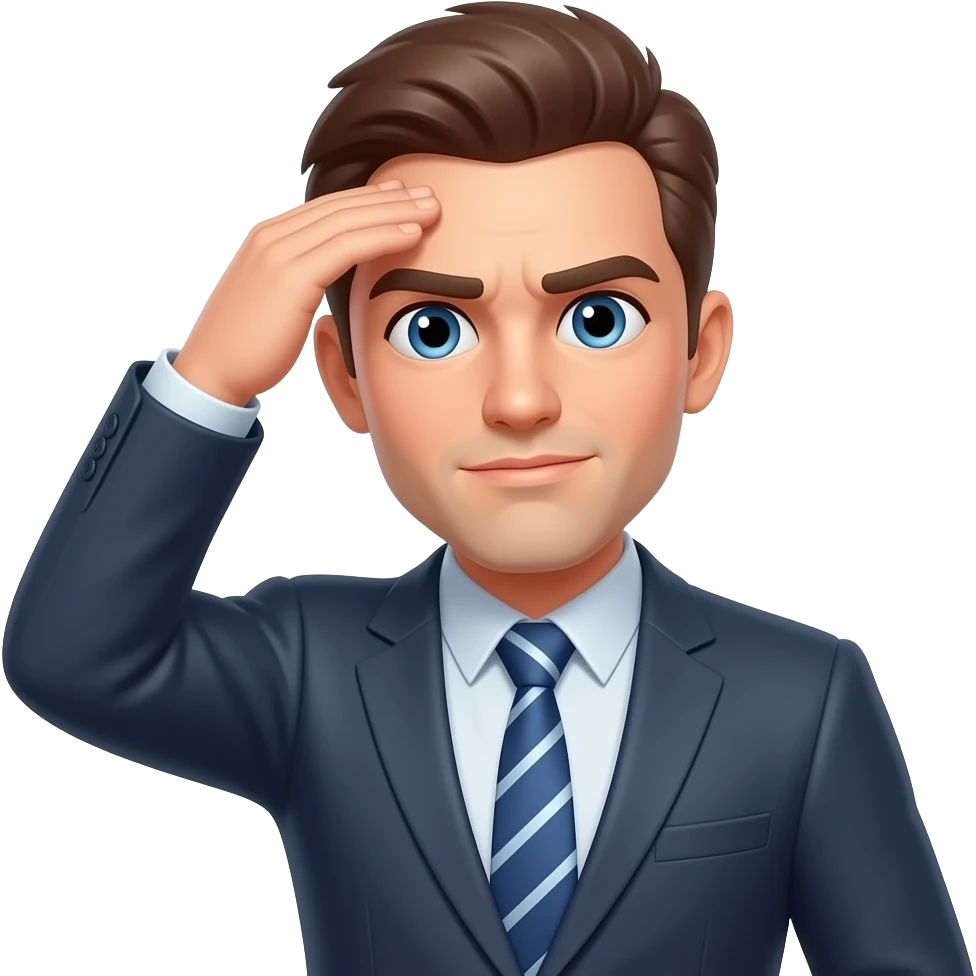 Viel Homme qui se frappe le front emoji