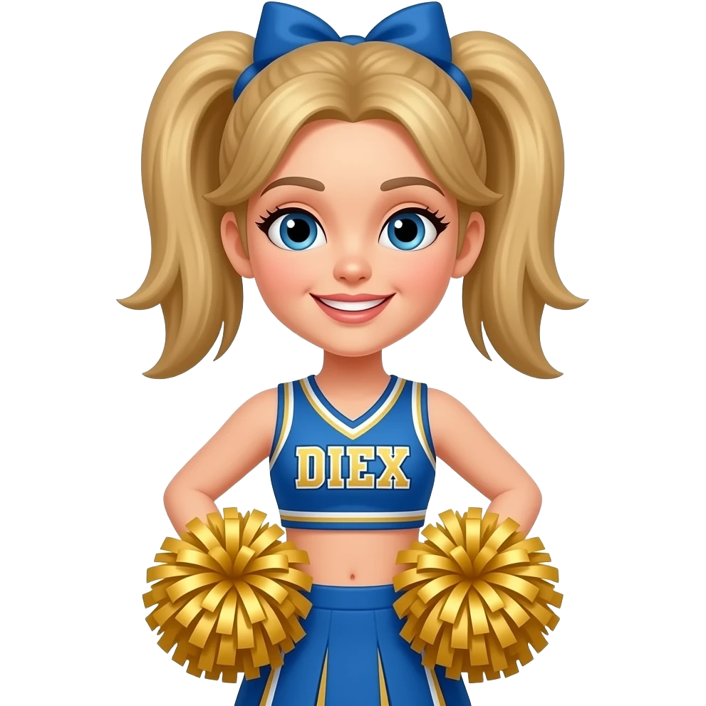 cheerleader emoji