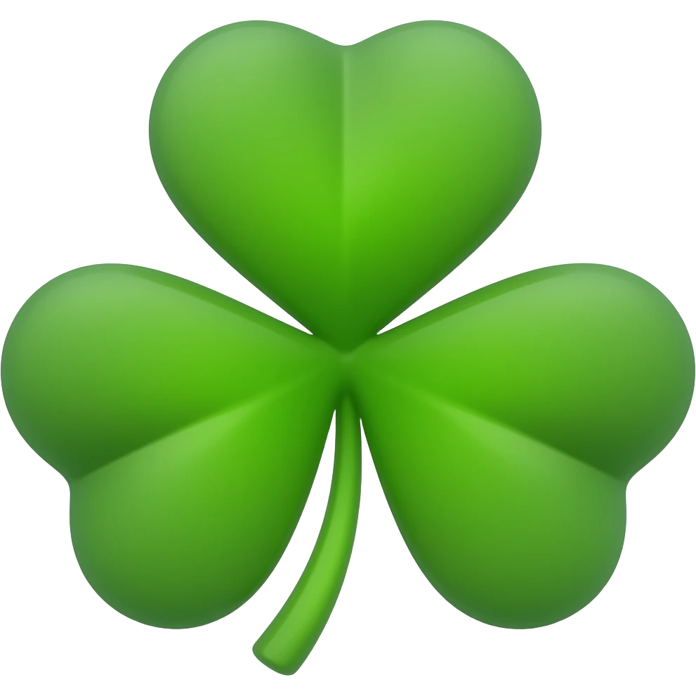 Trébol de 5 hojas emoji