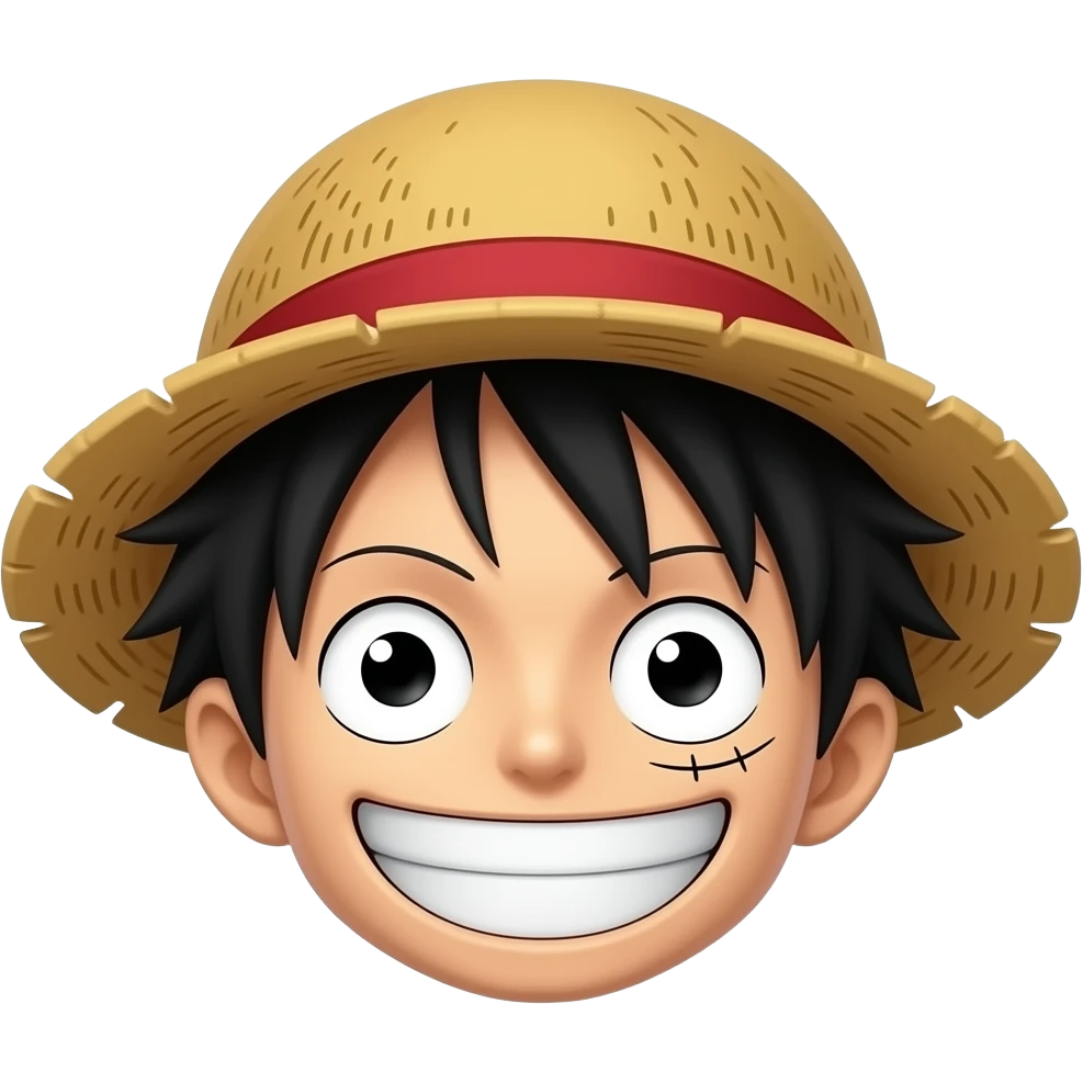 Hat of Luffy emoji