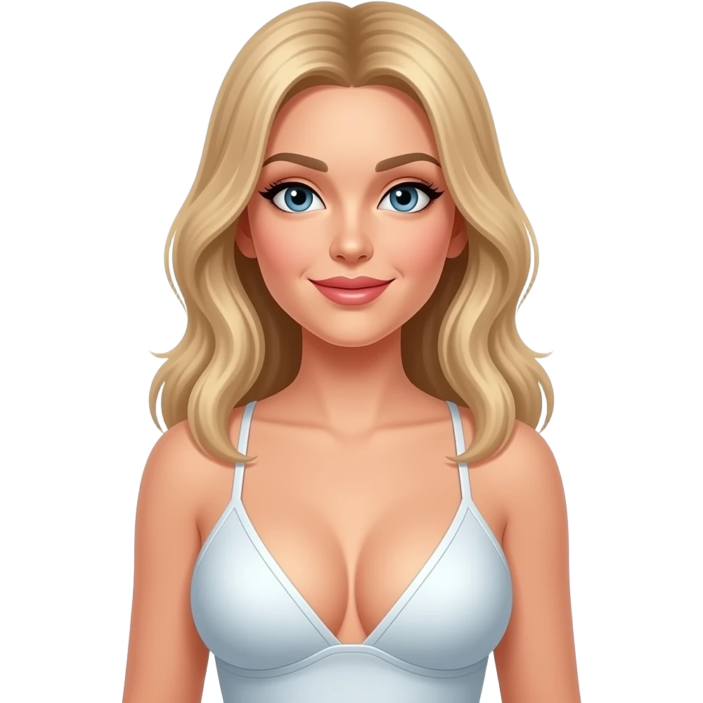 blonde hair with double D’s emoji