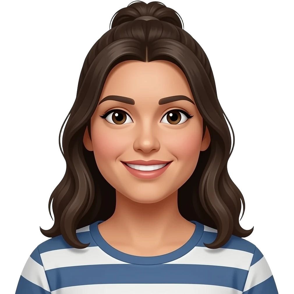 A full skinny latina emoji