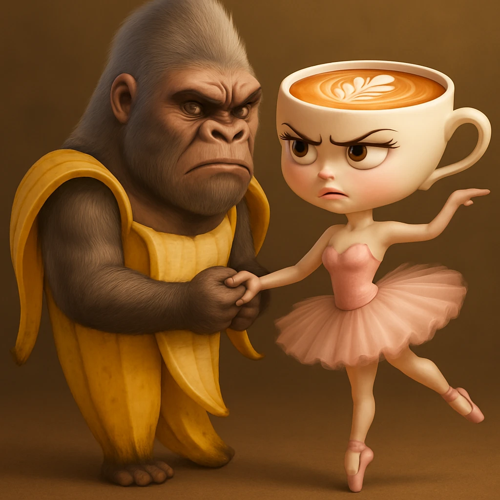 Edit the image to give both characters different angry expressions, keeping their original style, outfits, and colors exactly as in the reference image. emoji