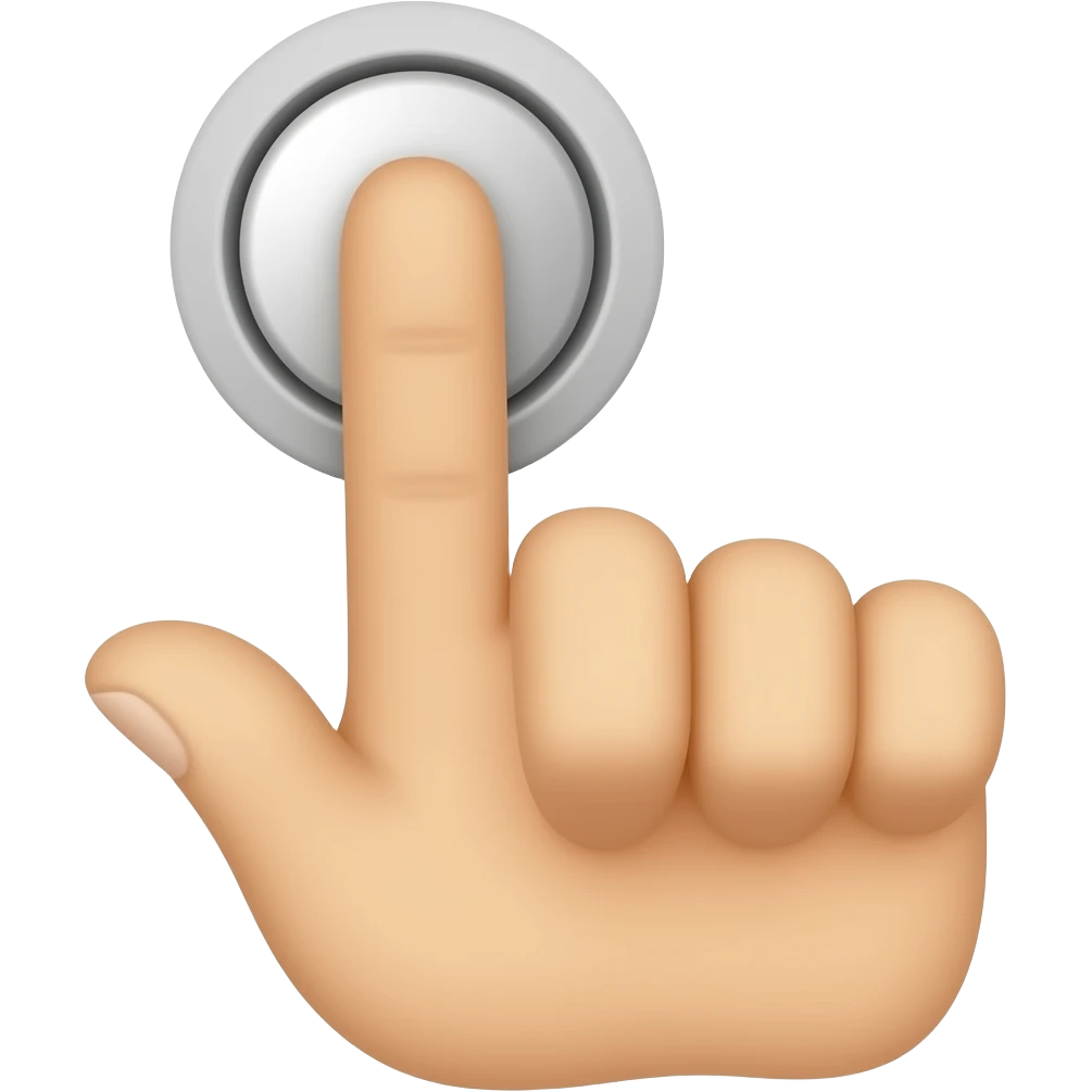 finger on top presses emoji