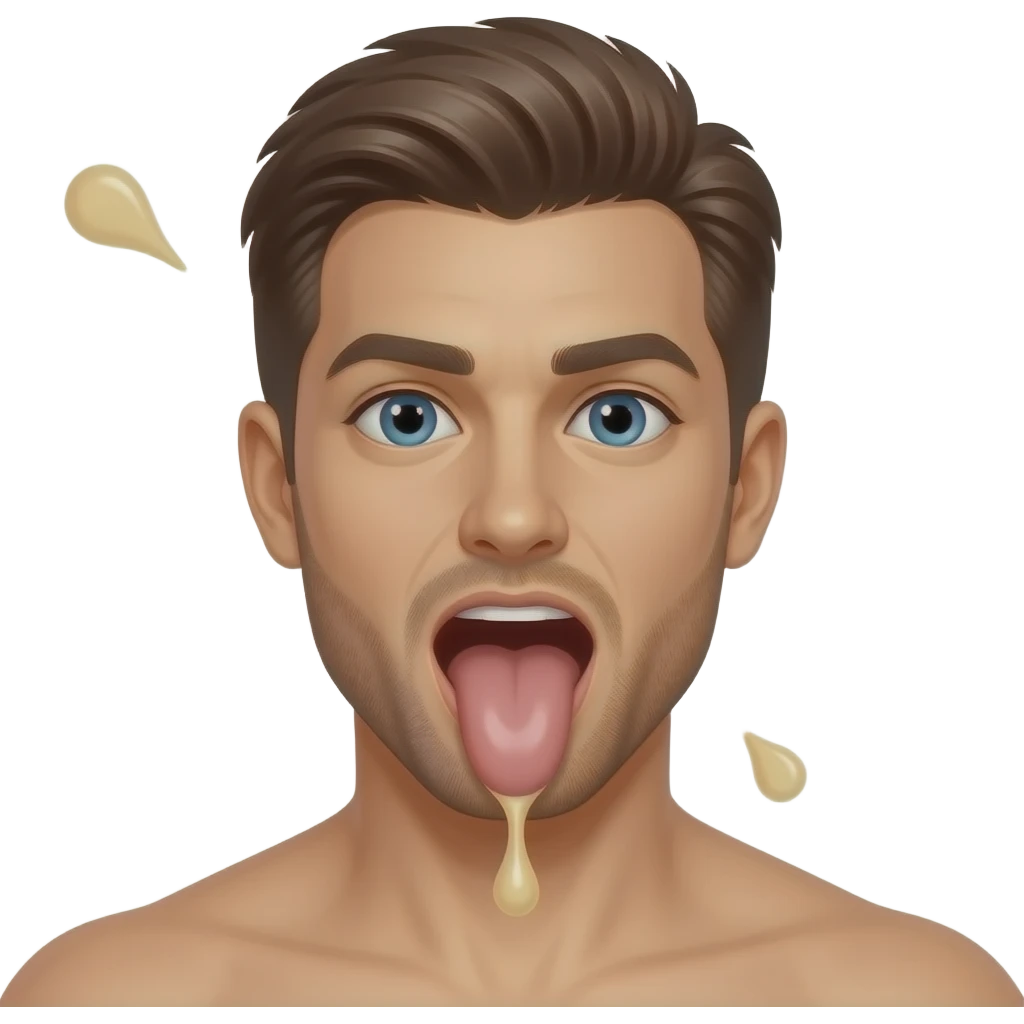Male in full zenith and full like ejaculation in hot sexy compared to the penis of male ekaculated semen emoji