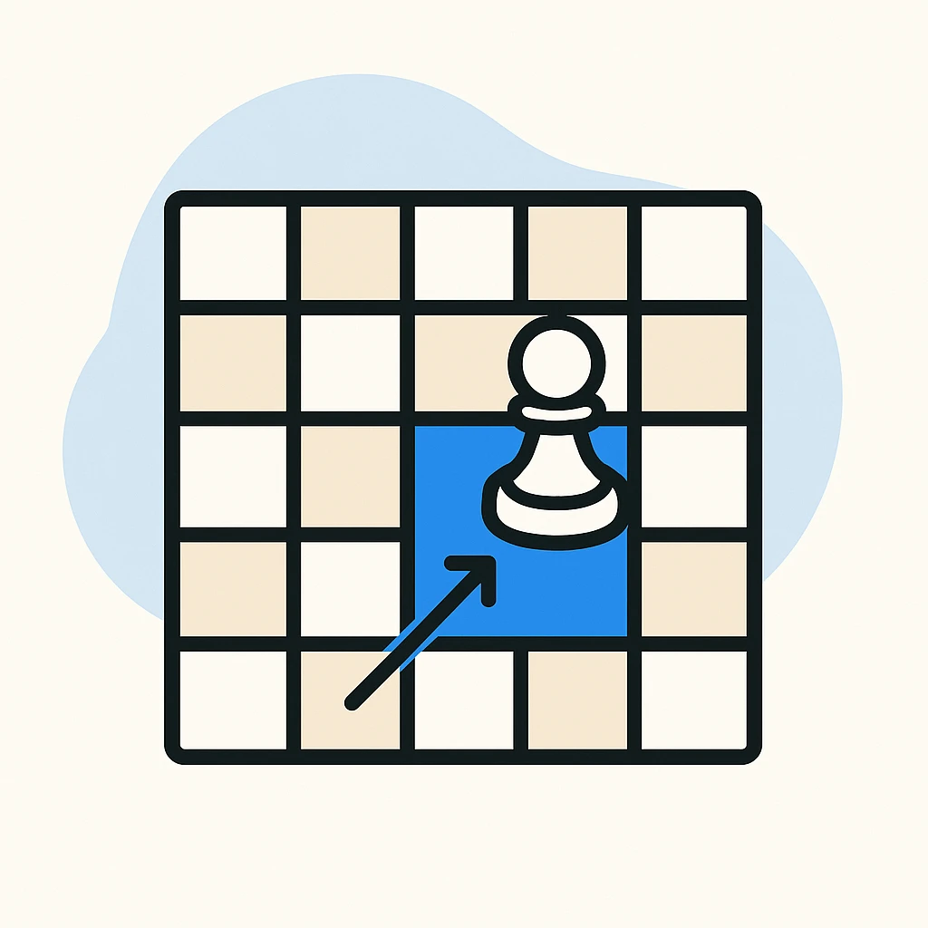 The e4 move in chess emoji