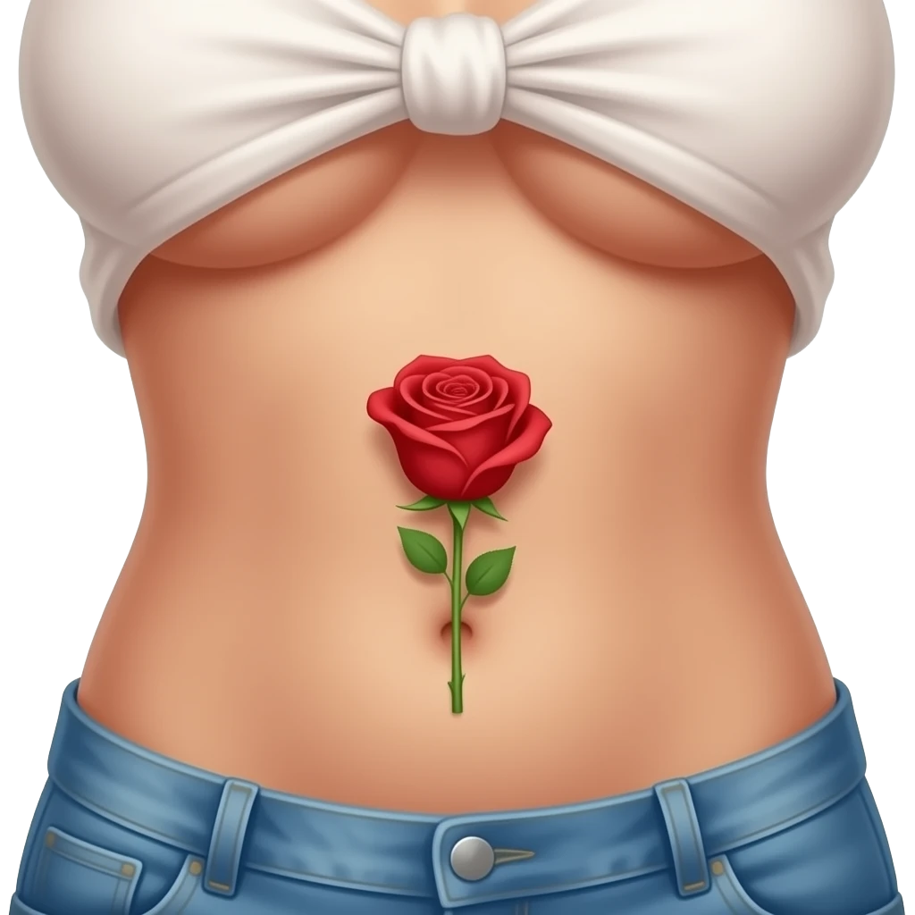 Stivenunivers  tiene. Una. Rosa. En. Su. Ombligo emoji