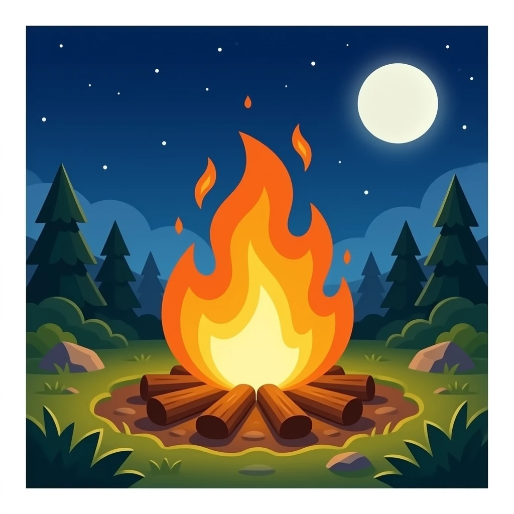bonfire emoji