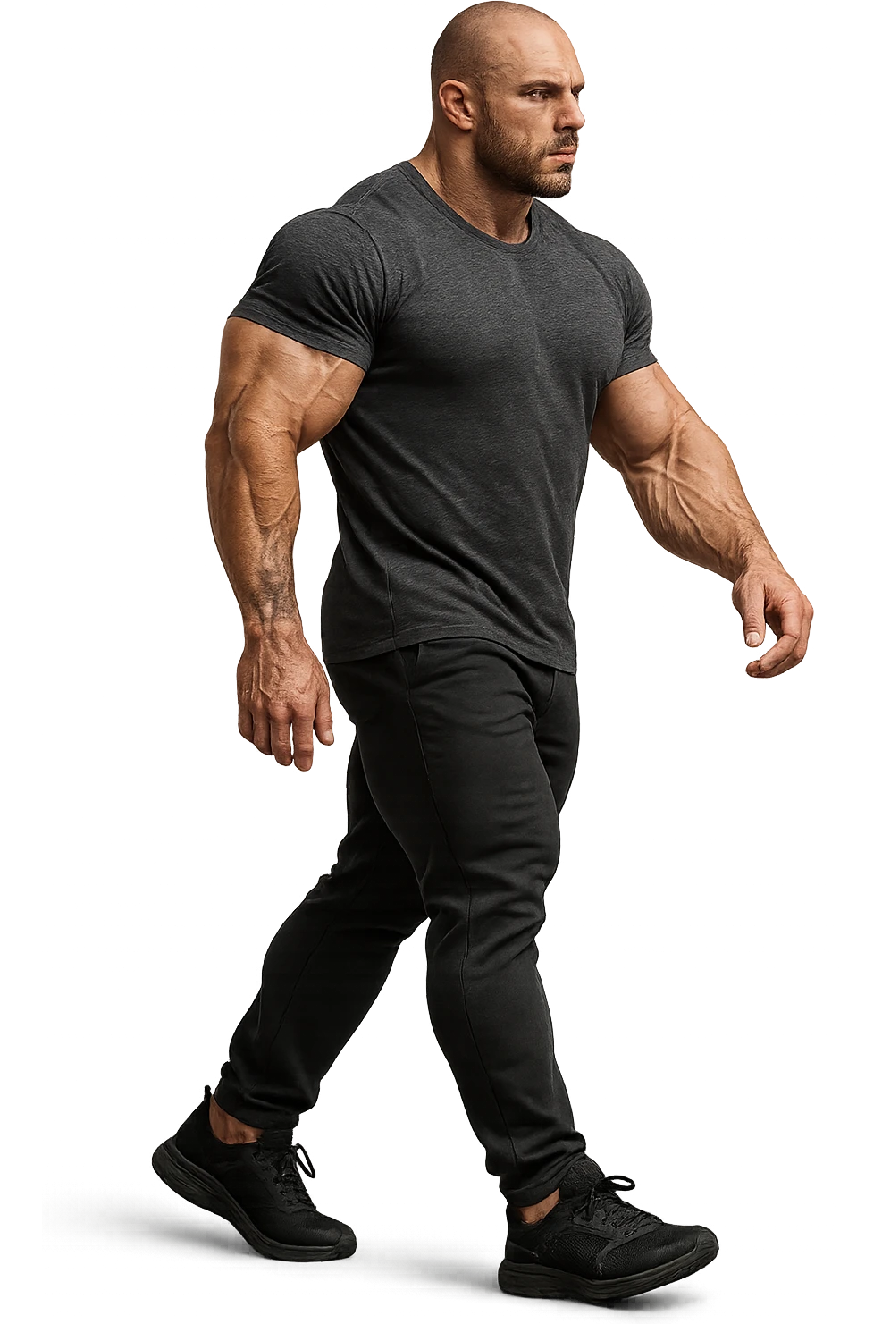 BODYBUILDER CHE PASSEGGIA, IPERREALISTICO 4K emoji