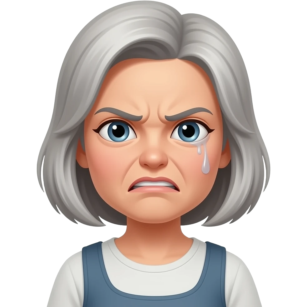 мама злая и обижать emoji