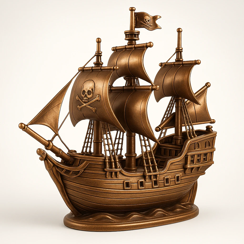 pirate ship emoji