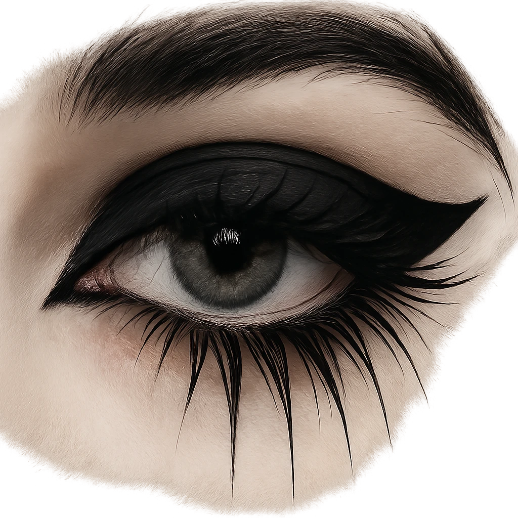 emo eye with eyeliner emoji