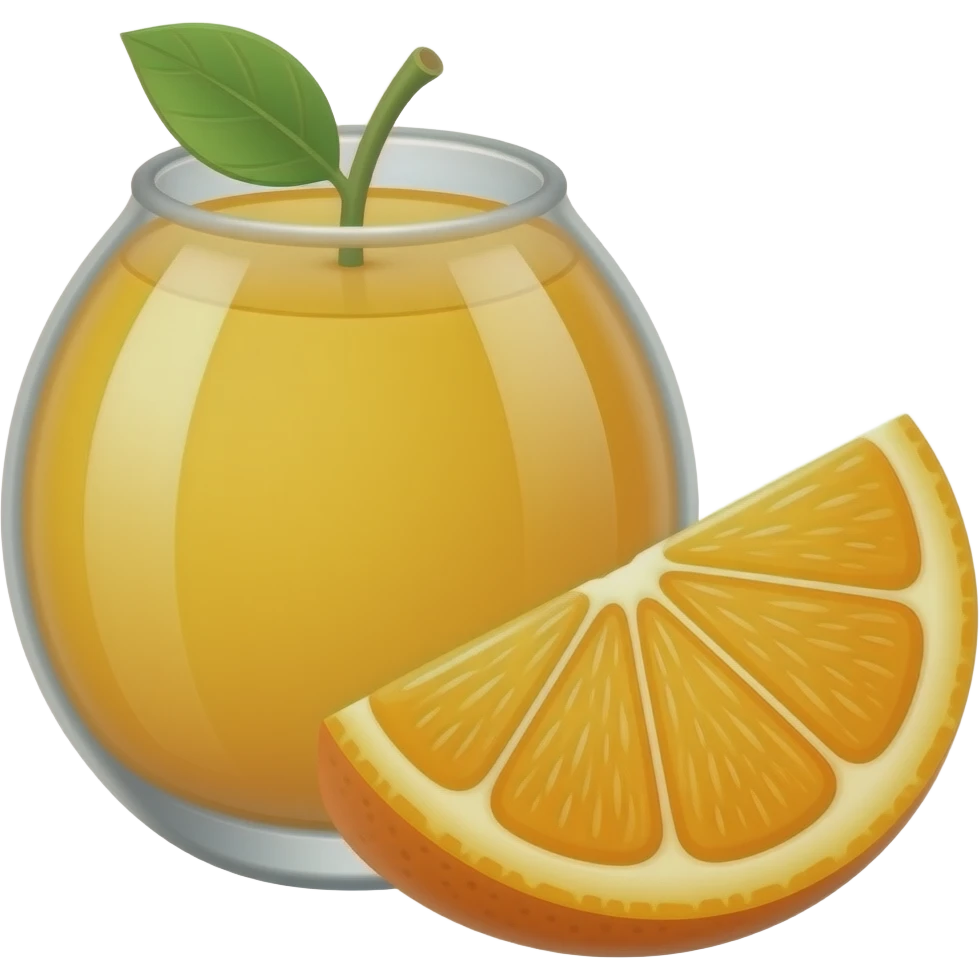 Fruit juice emoji